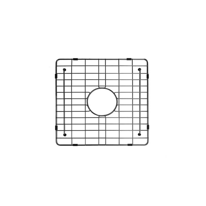 Meir Lavello Protection Grid for MKSP-S840440D - Gunmetal Black-blue-leaf-bathware