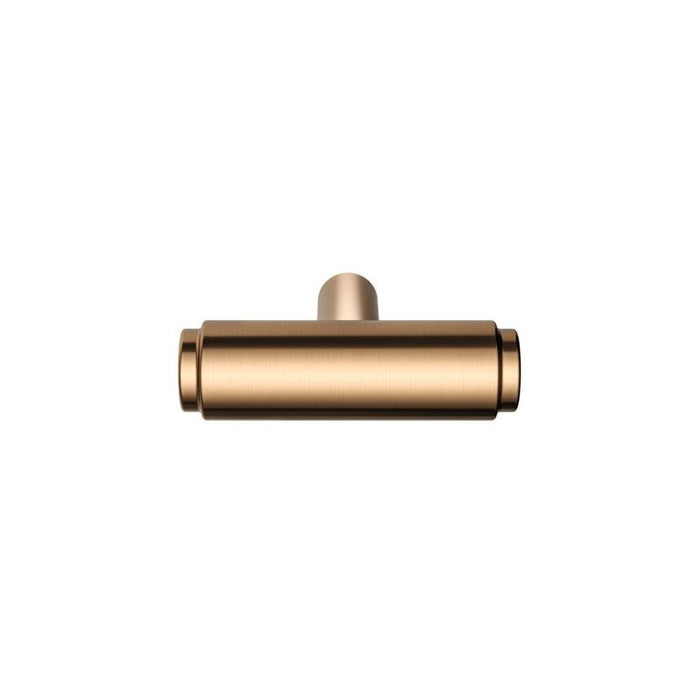 Meir Öppen T-Pull Cabinet Handle (Brushed) - Lustre Bronze-blue-leaf-bathware