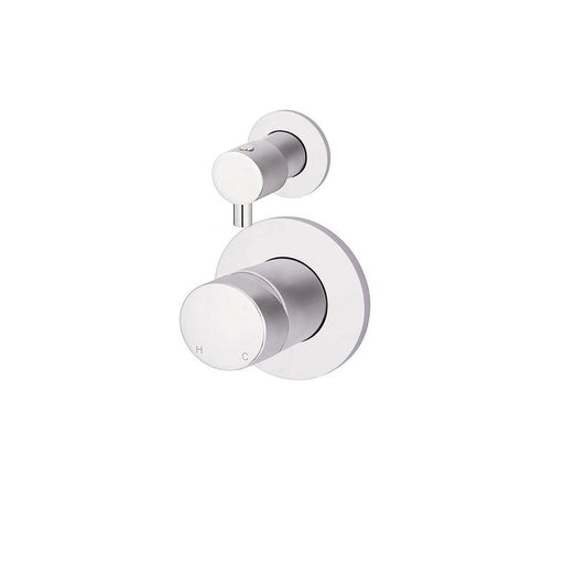 Meir Round Diverter Mixer Pinless Handle Trim Kit (In-wall Body Not Included) - Polished Chrome-blue-leaf-bathware