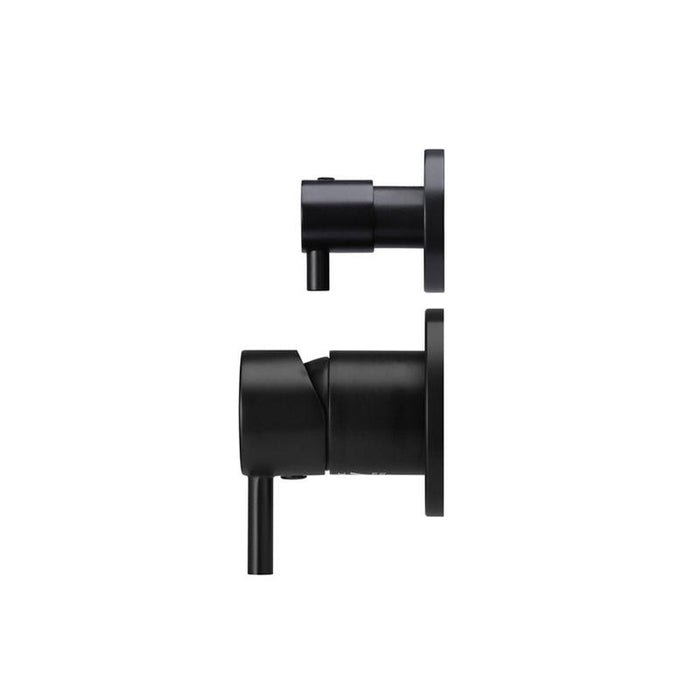 Meir Round Diverter Mixer Trim Kit (In-wall Body Not Included) - Matte Black-blue-leaf-bathware