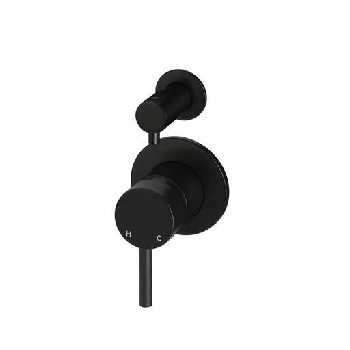 Meir Round Diverter Mixer Trim Kit (In-wall Body Not Included) - Matte Black-blue-leaf-bathware