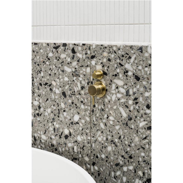 Meir Round Diverter Mixer Trim Kit (In-wall Body Not Included) - PVD Tiger Bronze-blue-leaf-bathware