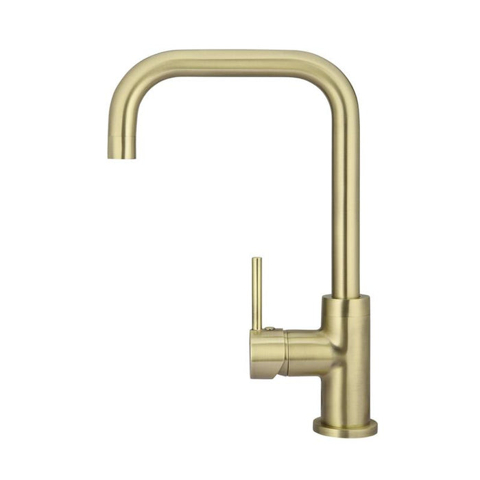 Meir Round Kitchen Mixer Tap - PVD Tiger Bronze-blue-leaf-bathware