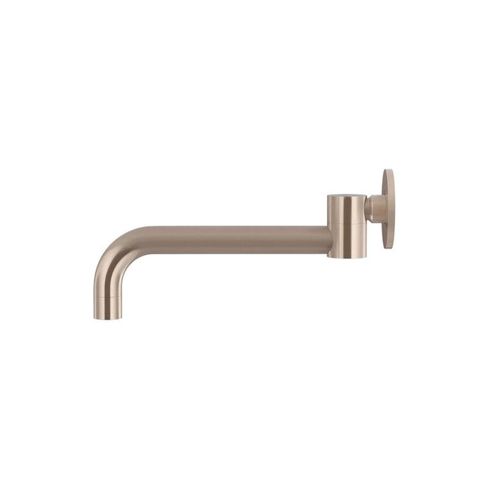Meir Round Swivel Wall Spout - Champagne-blue-leaf-bathware