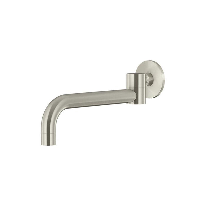 Meir Round Swivel Wall Spout - PVD Brushed Nickel-blue-leaf-bathware