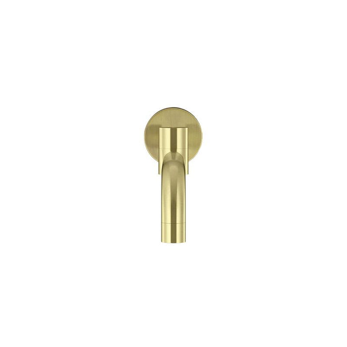 Meir Round Swivel Wall Spout - PVD Tiger Bronze-blue-leaf-bathware