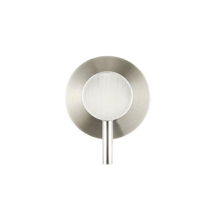 Meir Round Wall Mixer Short Pin–lever Trim Kit (In-wall Body Not Included) - PVD Brushed Nickel-blue-leaf-bathware