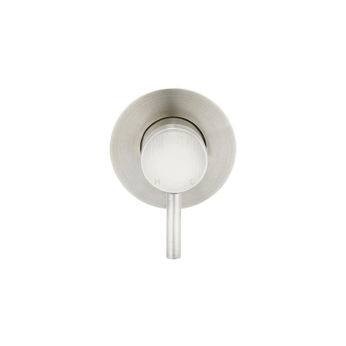 Meir Round Wall Mixer Short Pin–lever Trim Kit (In-wall Body Not Included) - PVD Brushed Nickel-blue-leaf-bathware