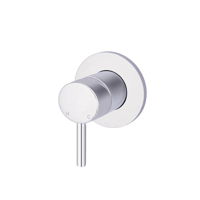 Meir Round Wall Mixer Short Pin–lever Trim Kit (In-wall Body Not Included) - Polished Chrome-blue-leaf-bathware