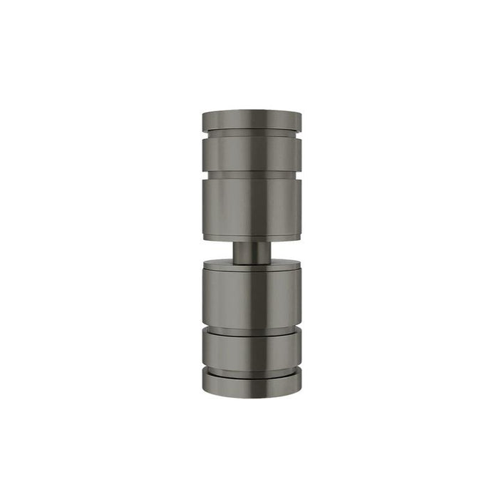Meir Shower Door Round Handle - Shadow Gunmetal-blue-leaf-bathware