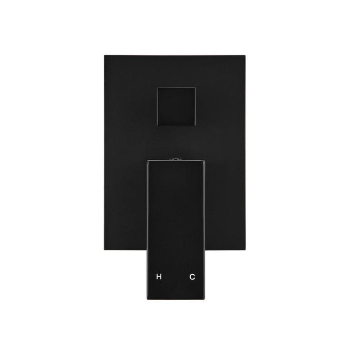 Meir Square Diverter Mixer - Matte Black-blue-leaf-bathware