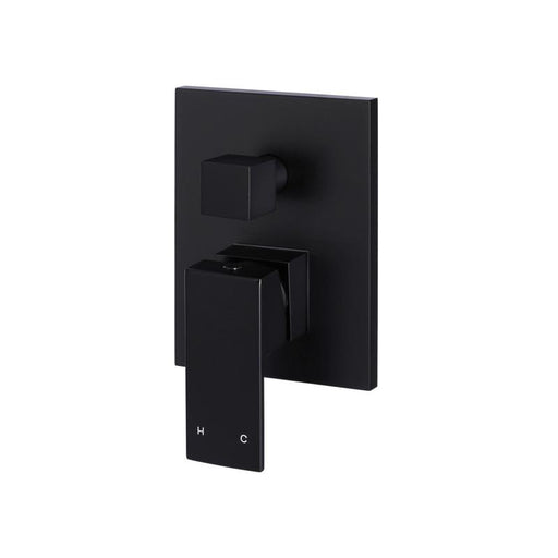 Meir Square Diverter Mixer - Matte Black-blue-leaf-bathware