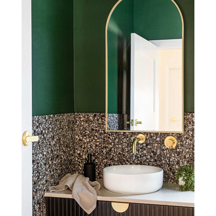 Meir Universal Round Curved Spout 130mm - PVD Tiger Bronze-blue-leaf-bathware