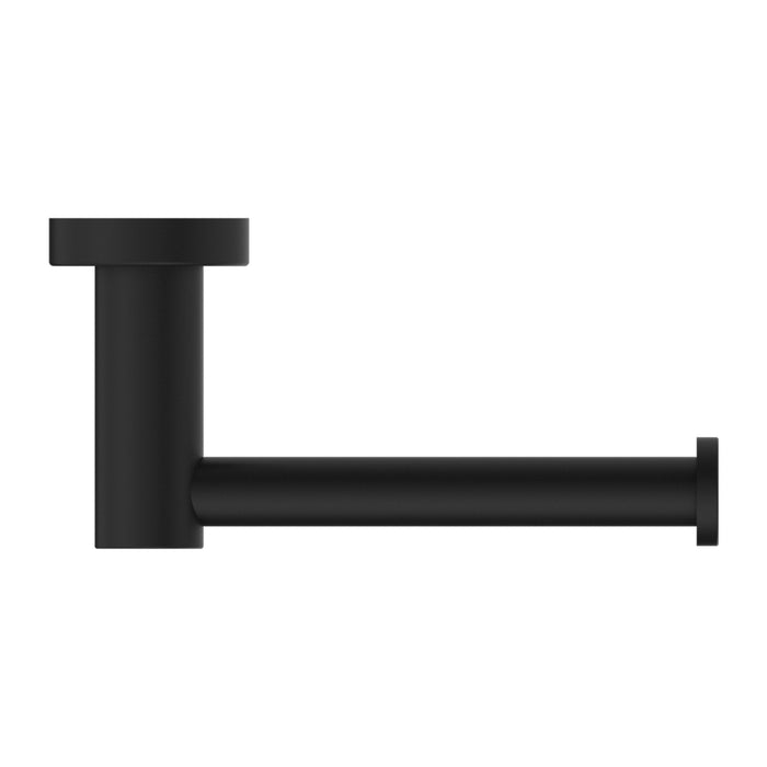 Nero Mecca Toilet Roll Holder - Matte Black-NR1986MB-blue-leaf-bathware