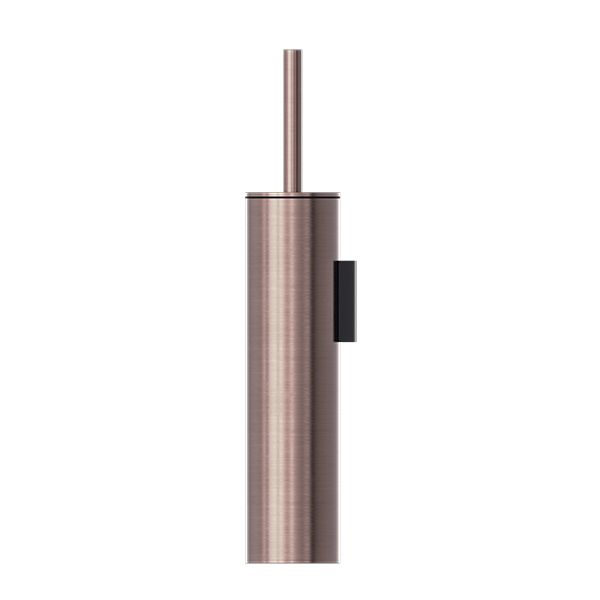 Nero Mecca Toilet Brush Holder - Brushed Bronze-NR1988BZ-blue-leaf-bathware