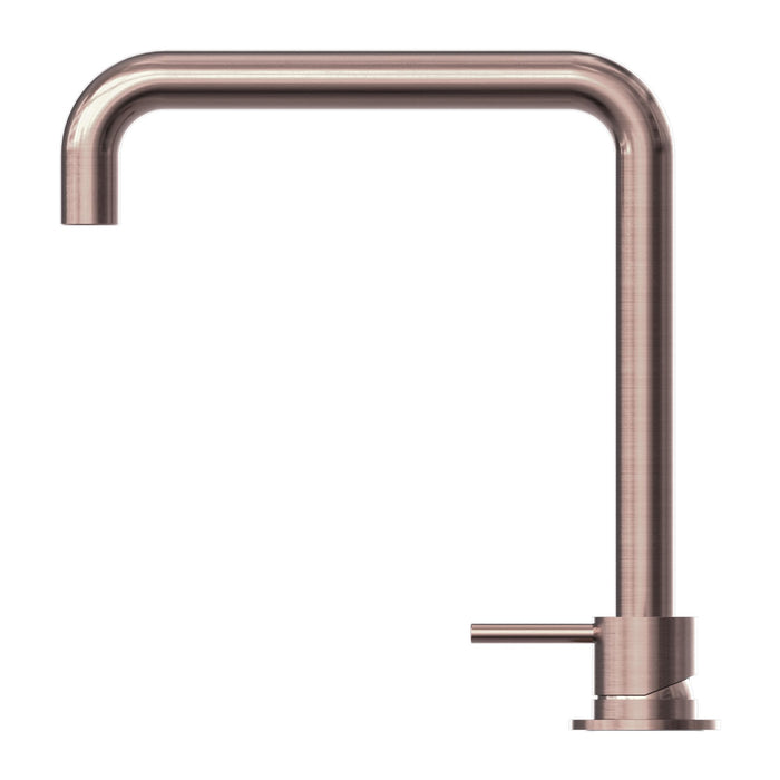 Nero Mecca Hob Basin Mixer Square Swivel Spout - Brushed Bronze-NR221901cBZ-blue-leaf-bathware