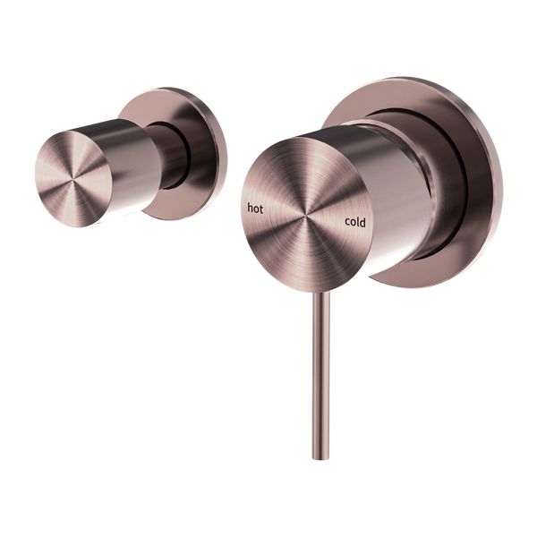 Nero Mecca Shower Mixer With Horizontal 2 Way Diverter - Brushed Bronze-NR221911uBZ-blue-leaf-bathware
