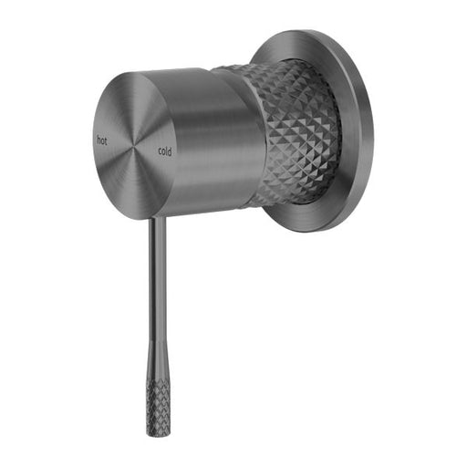 Nero Opal Shower Mixer 60mm Plate - Graphite-NR251909hGR-blue-leaf-bathware