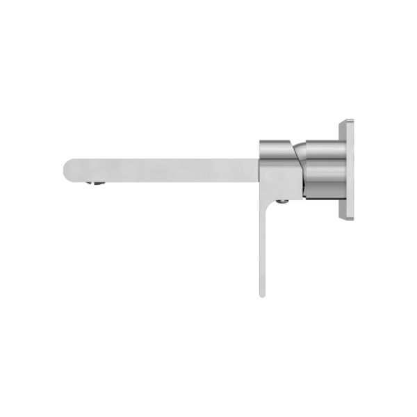 Nero Bianca Wall Basin/Bath Mixer - Chrome-blue-leaf-bathware