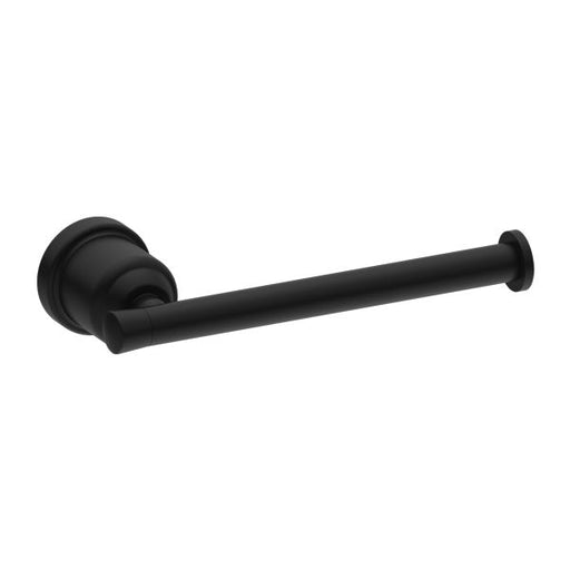 Nero York Toilet Roll Holder - Matte Black-NR6986MB-blue-leaf-bathware