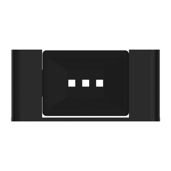 Nero Bianca Soap Dish Holder - Matte Black-NR9081MB-blue-leaf-bathware