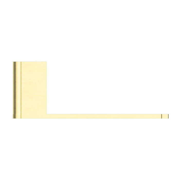 Nero Bianca Toilet Roll Holder - Brushed Gold-NR9086BG-blue-leaf-bathware