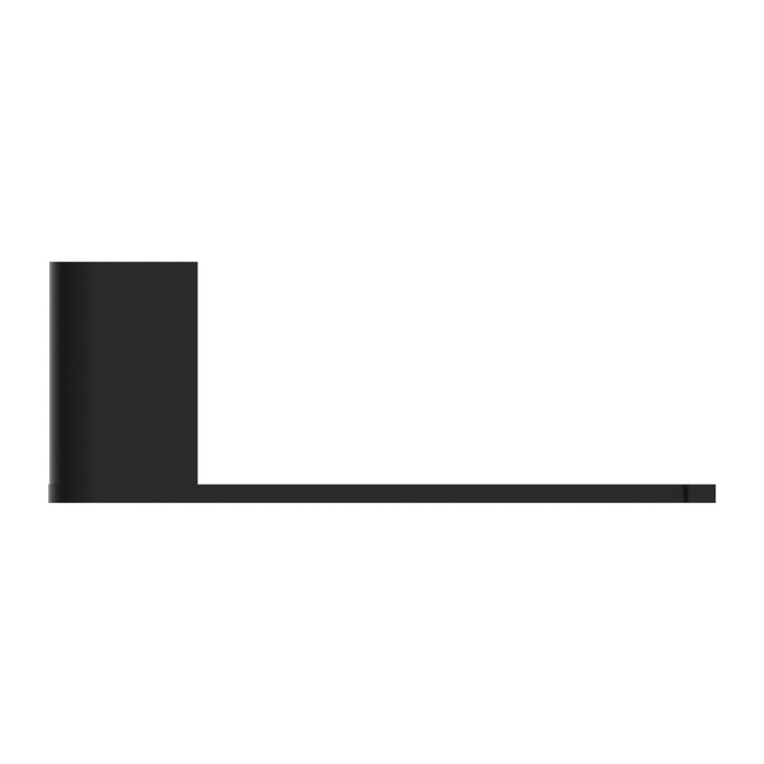 Nero Bianca Toilet Roll Holder - Matte Black-NR9086MB-blue-leaf-bathware