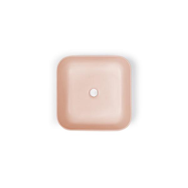 Nood Co Cube Basin Surface Mount - 14 Colours-blue-leaf-bathware