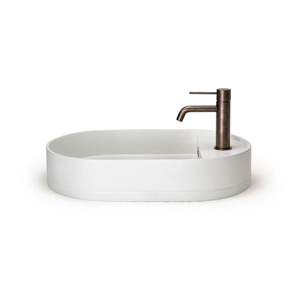 Nood Co Shelf Oval Surface Mount Basin - 14 Colours-SHO-1-NO-0-IV-blue-leaf-bathware