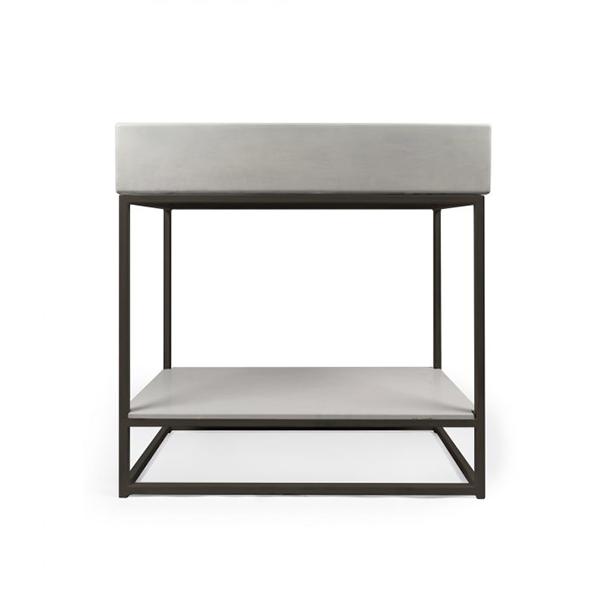 Nood Co Trough Basin Vanity Set - 14 Colours-TH1-3-0-VB-IV-blue-leaf-bathware