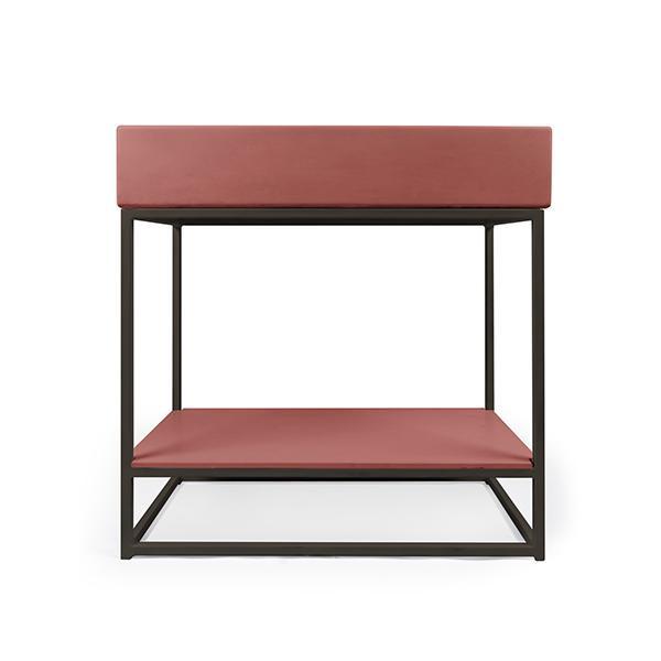 Nood Co Trough Basin Vanity Set - 14 Colours-TH1-3-0-VB-MU-blue-leaf-bathware