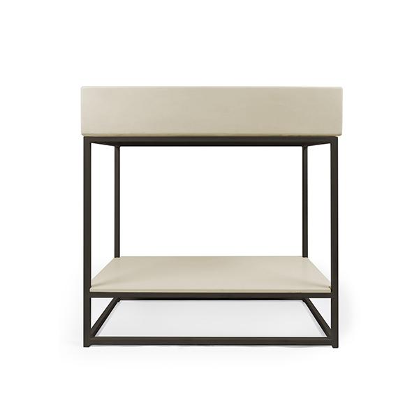 Nood Co Trough Basin Vanity Set - 14 Colours-TH1-3-0-VB-SA-blue-leaf-bathware