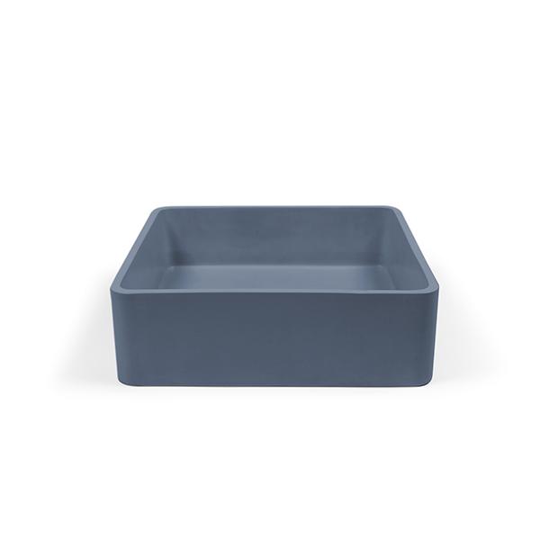Nood Co Vesl Square Basin Surface Mount - 14 Colours-VS1-1-0-CO-blue-leaf-bathware
