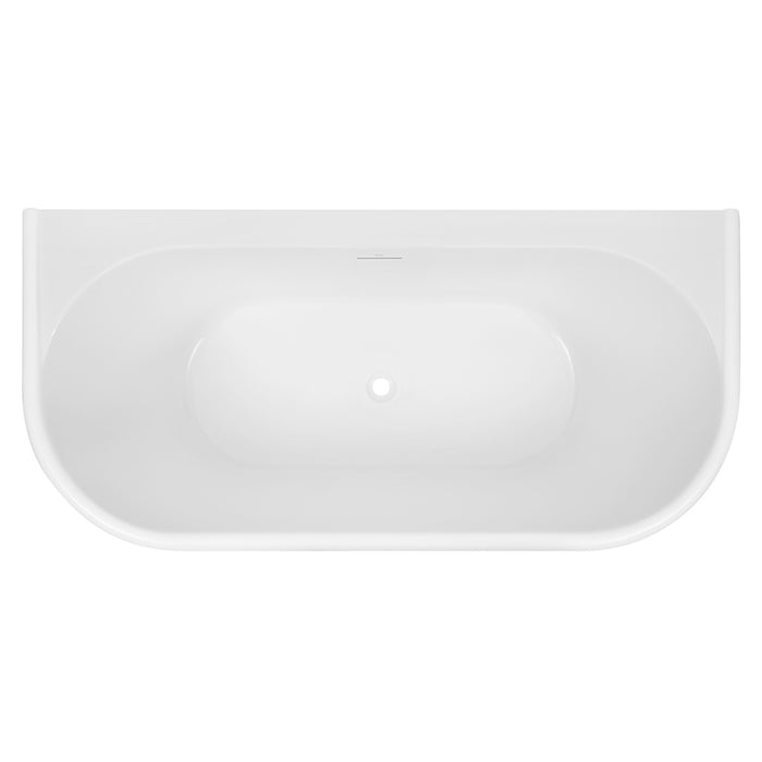 Decina Oxford 1700mm Back To Wall Bath