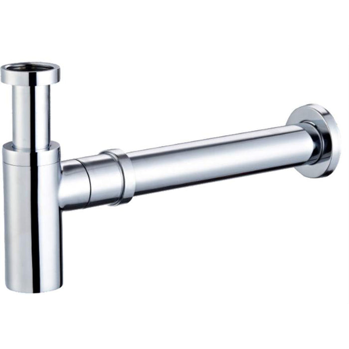 Oliveri Chrome Bottle Trap-ACC186-E-CH-blue-leaf-bathware