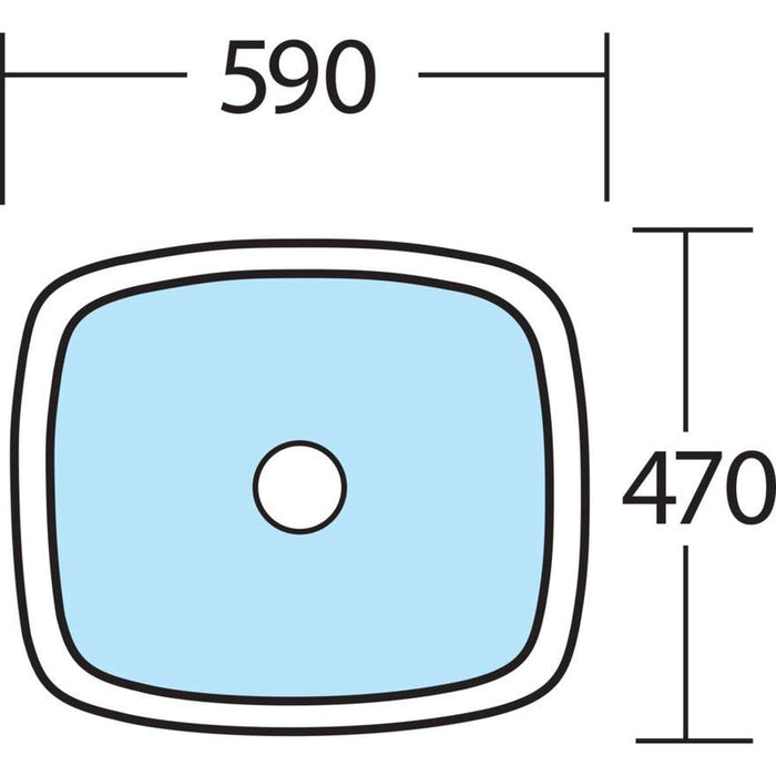 Oliveri Laundry 45L Undermount Tub-DU490U-blue-leaf-bathware