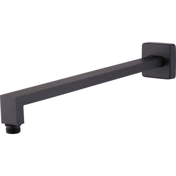 Oliveri Monaco Matte Black Wall Mounted Shower Arm-MO16330MB-blue-leaf-bathware