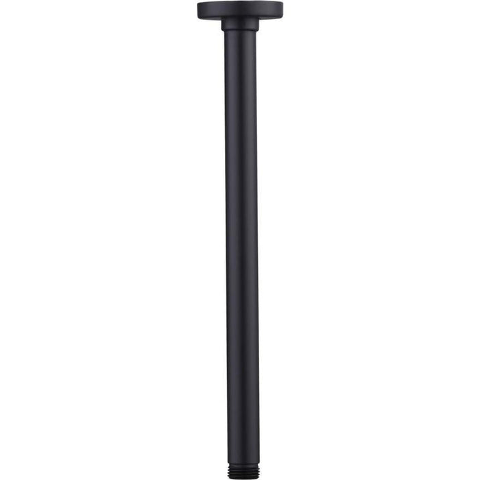 Oliveri Rome Matte Black Ceiling Mounted Shower Arm-RO15293MB-blue-leaf-bathware