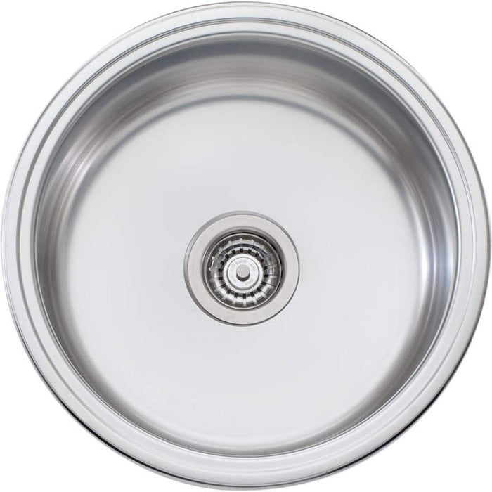 Oliveri Solitaire Round Bowl Sink-LR510-blue-leaf-bathware