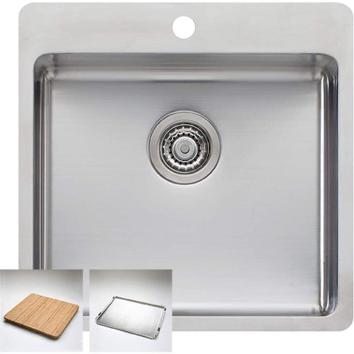 Oliveri Sonetto Large Bowl Topmount Sink
Favourite-SN1051-blue-leaf-bathware