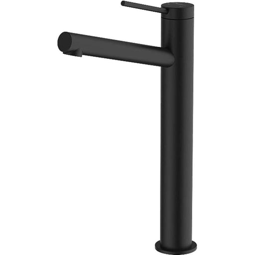 Oliveri Venice Matte Black Uplift Tower Basin Mixer-VE110506MB-blue-leaf-bathware