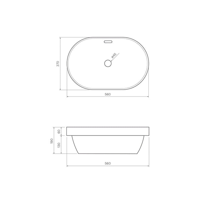Parisi Elli Inset Basin-PMP335-blue-leaf-bathware