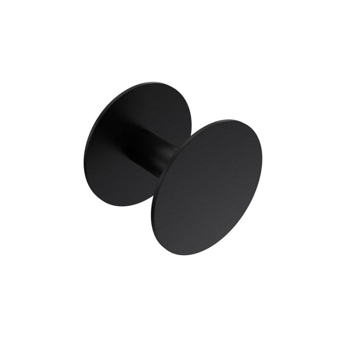 Parisi Ellisse Towel Holder Matt Black-ER.TH.02-blue-leaf-bathware