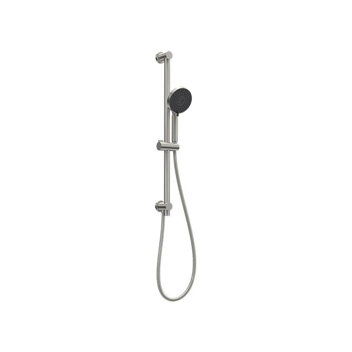 Parisi Envy II Sliding Rail with Hand Shower Brushed Nickel-P2.SR.41-blue-leaf-bathware