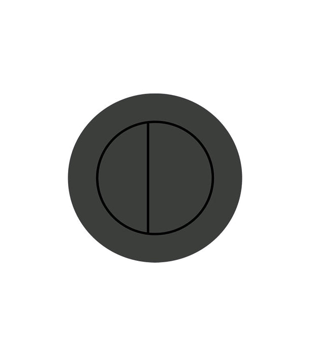 Parisi Outlet Valve Actuator Button - Matt Black-PA200.02-blue-leaf-bathware