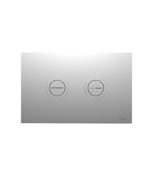 Parisi Pneumatic Twin Button Set - Chrome-PA241-blue-leaf-bathware
