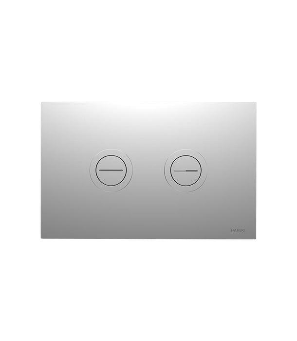 Parisi Pneumatic Twin Button Set - Chrome-PA241-blue-leaf-bathware
