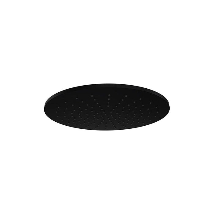 Parisi Tondo Brass Round Shower Head 300mm - Matt Black-TO.SH.B300.02-blue-leaf-bathware