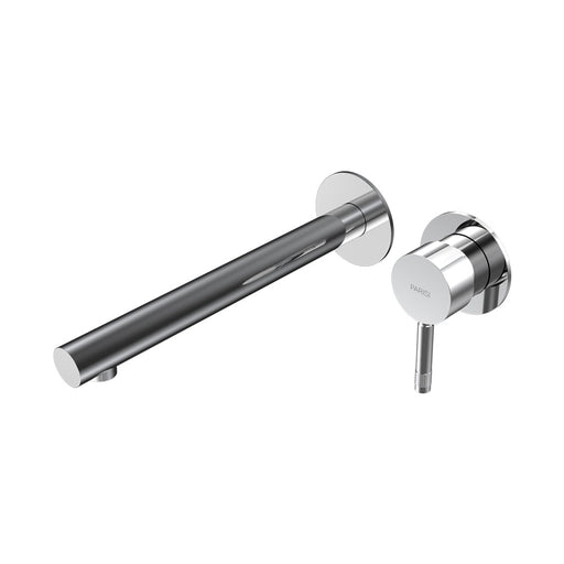 Parisi Tondo II Wall Mixer with 220mm Spout (Individual Flanges) - Chrome-T2.01-2RF220-blue-leaf-bathware