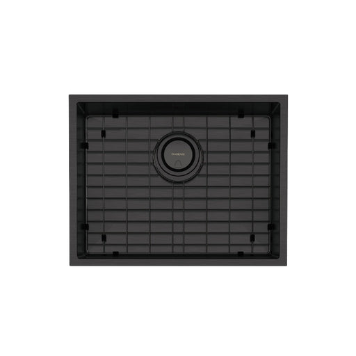 Phoenix 4000 Series Large Single Bowl Sink - Brushed Black-310-1002-16-blue-leaf-bathware